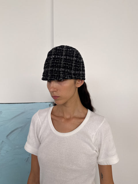 Cicci Hat Check Black