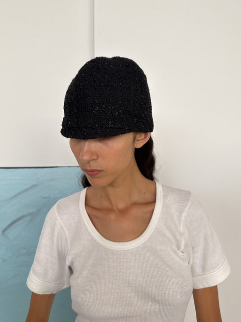 Cicci Hat Shiny Black