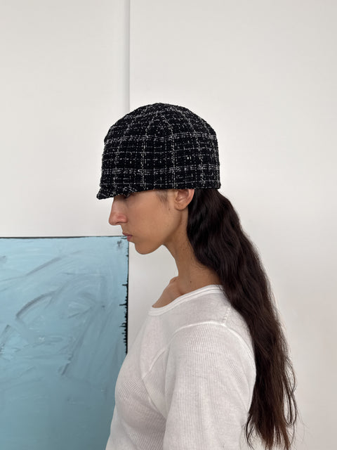 Cicci Hat Check Black