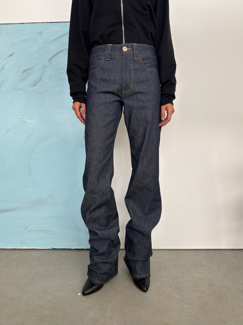 Straight Leg Denim Raw