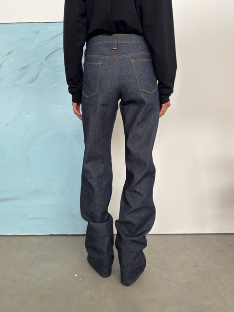 Straight Leg Denim Raw